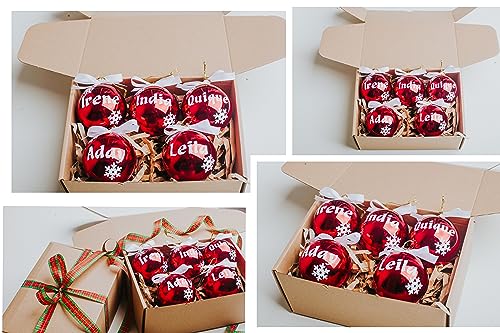 Bolas de Navidad personalizadas para árbol.Olesea.Adornos navideños original